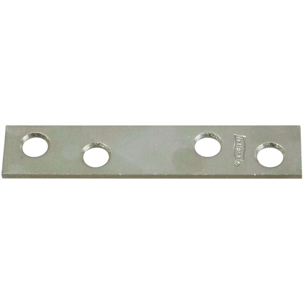 National Hardware 3 in. H X 0.63 in. W X 0.10 in. D Zinc-Plated Steel Mending Brace N272-724 - main